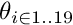 $ \theta_{i \in 1..19} $