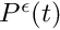 $P^\epsilon(t)$