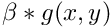 $\beta*g(x,y)$